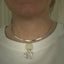 Sterling Fork TEMPEST Pendant Cuff Necklace