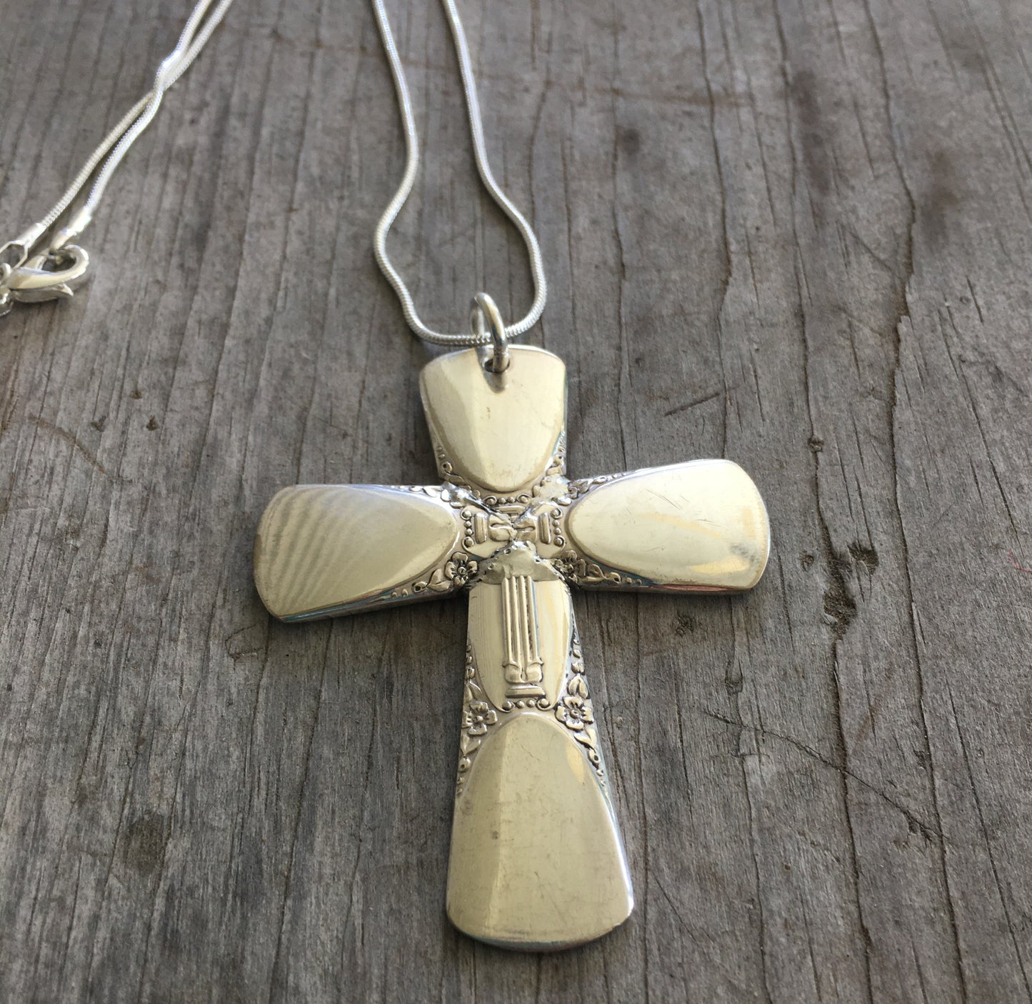 Spoon Cross Necklace - BOUQUET -  #4297
