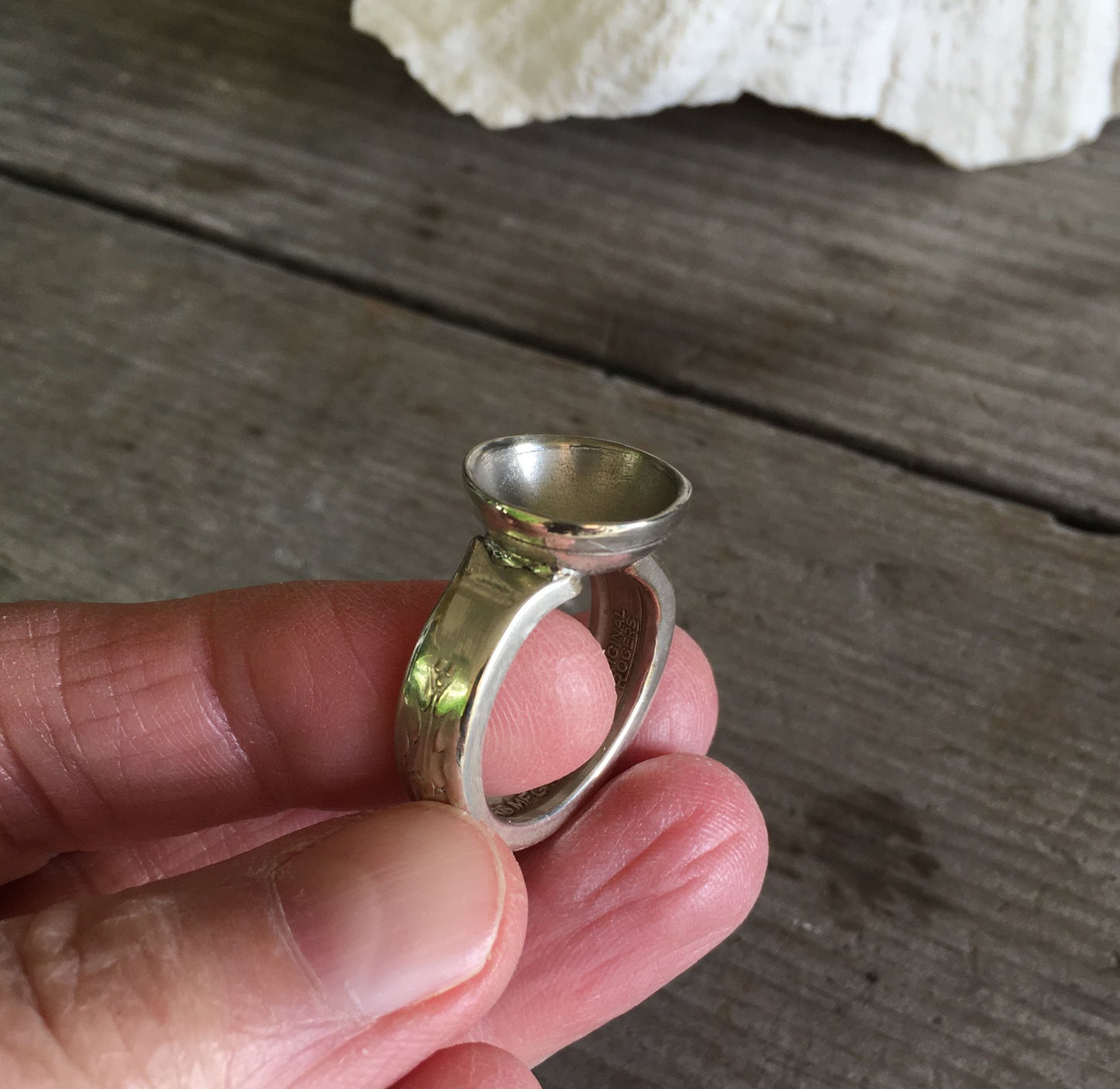 Spoon Ring with Convex Bowl - #4320