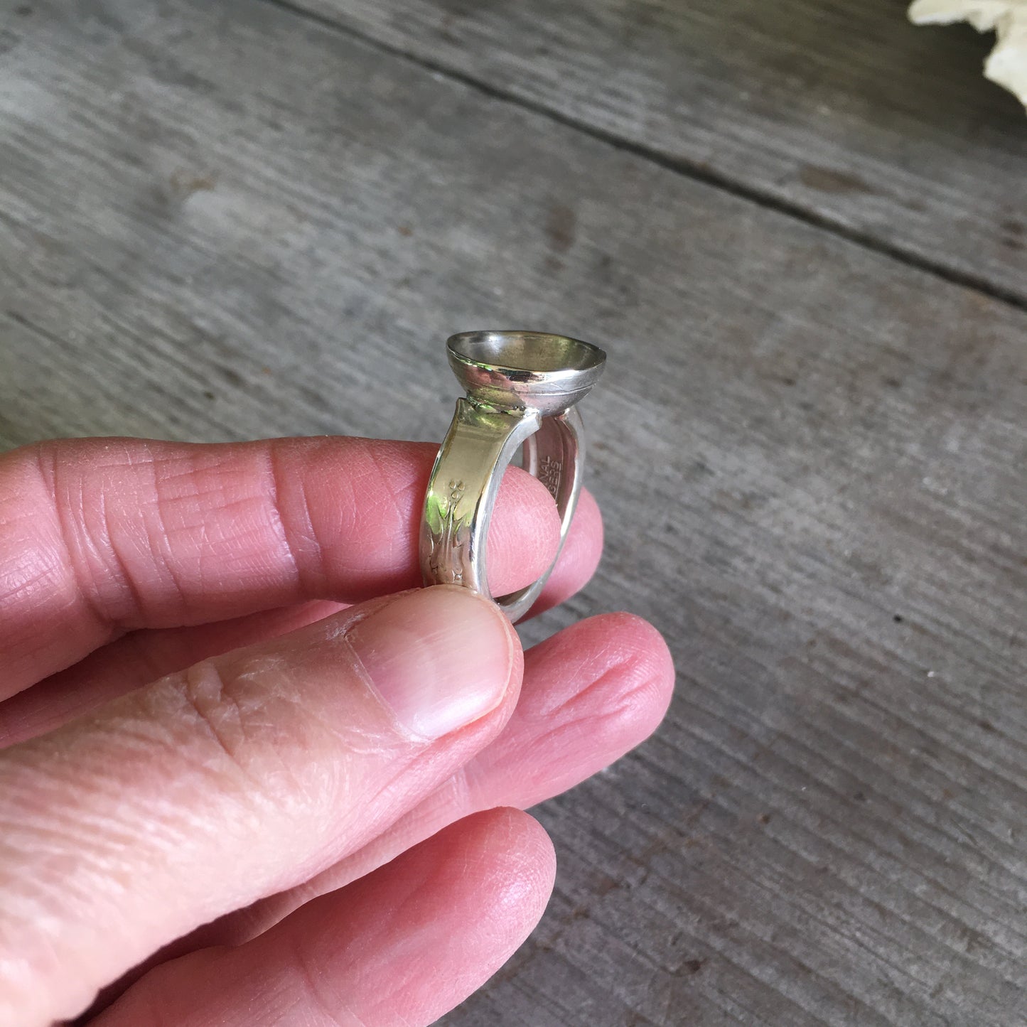 Spoon Ring with Convex Bowl - #4320