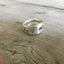 Silverware Jewelry Fork Tine Ring Stamped with a Heart