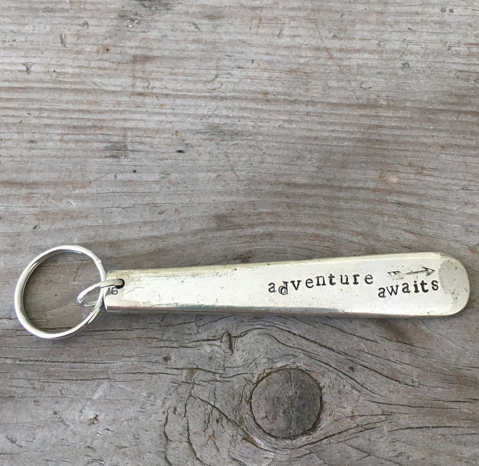 Spoon Keychain - ADVENTURE AWAITS - #4373