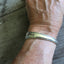 Spoon Cuff Bracelet Shown on Wrist