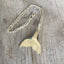 Upcycled Spoon Necklace Fashioned into a Tail of a Whale or a Mermaid
