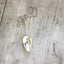 Handcrafted BUT FIRST COFFEE stamped spoon necklace with coffee cup design on vintage 1970s ball chain, upcycled silverware coffee lover jewelry