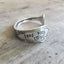 Hand Stamped Spoon Cuff Bracelet Lead with Love