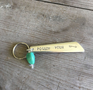 Spoon Keychain - FOLLOW  YOUR ARROW - #4386