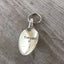Cheers martini hand-stamped spoon keychain handcrafted from upcycled vintage silverware cocktail lover gift