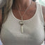 Fork Middle Finger Necklace - FLIPPING THE BIRD FUCK YOU2- #4401