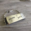 Handcrafted Spread Love hand-stamped knife bracelet with heart charm - premium upcycled vintage silverware artisan jewelry