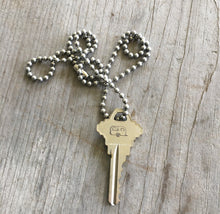 Stamped Key Necklace - AIRSTREAM CAMPER - #4415
