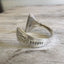 Hand Stamped Spoon Bracelet BADASS