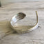 Royal Saxony Hand Stamped Spoon Cuff Bracelet BADASS