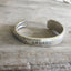 Spoon Cuff Bracelet Hand Stamped BADASS