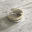 Inside view of double fork tine ring