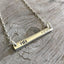 Bar Necklace - VOTE - #4450