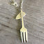 SALE Fork Giraffe Necklace - #4459