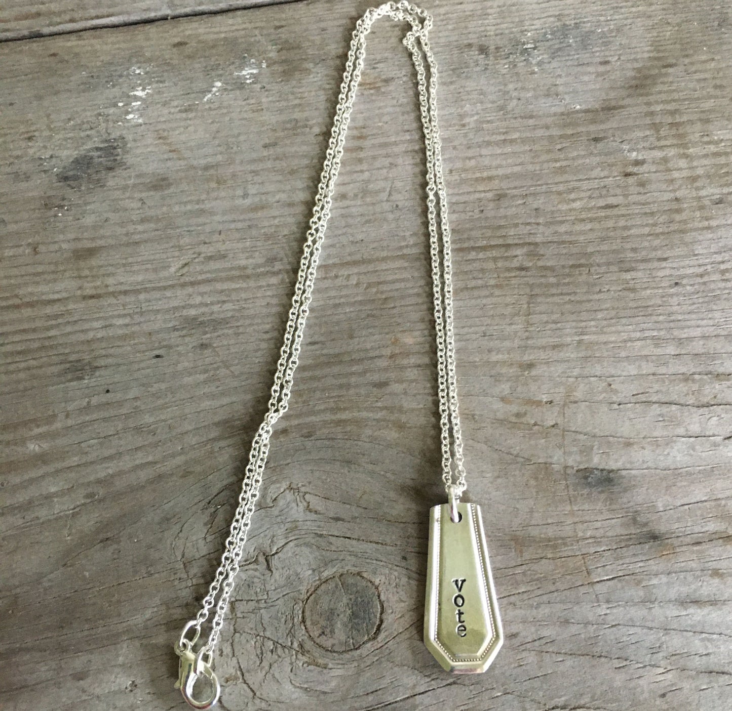 Bar Necklace - VOTE - #4467