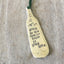 Stamped Silverware Bookmark with Tassel - GOING TO THE MOUNTAINS IS GOING HOME - #4476
