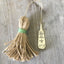 Stamped Silverware Bookmark with Tassel - THE MOUNTAINS ARE CALLING I MUST GO - #4477