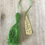 Stamped Silverware Bookmark with Tassel - YOU'LL FIND ME IN THE FOREST - #4478