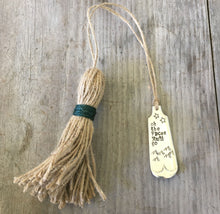 Oh the Places You'll Go by Dr. Seuss Hand Stamped Upcycled Silverware bookmark with tassel