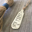 Upcycled silverware bookmark hand stamped with oh the places you'll go