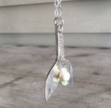 Spoon Mermaid Tail Whale Tail Necklace - #4495
