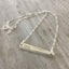 Scrap Bar Silverware Necklace - LOVE - #4499