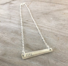 Scrap Bar Silverware Necklace - LOVE - #4499