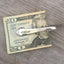 Hand Stamped Spoon Money Clip WHISKEY