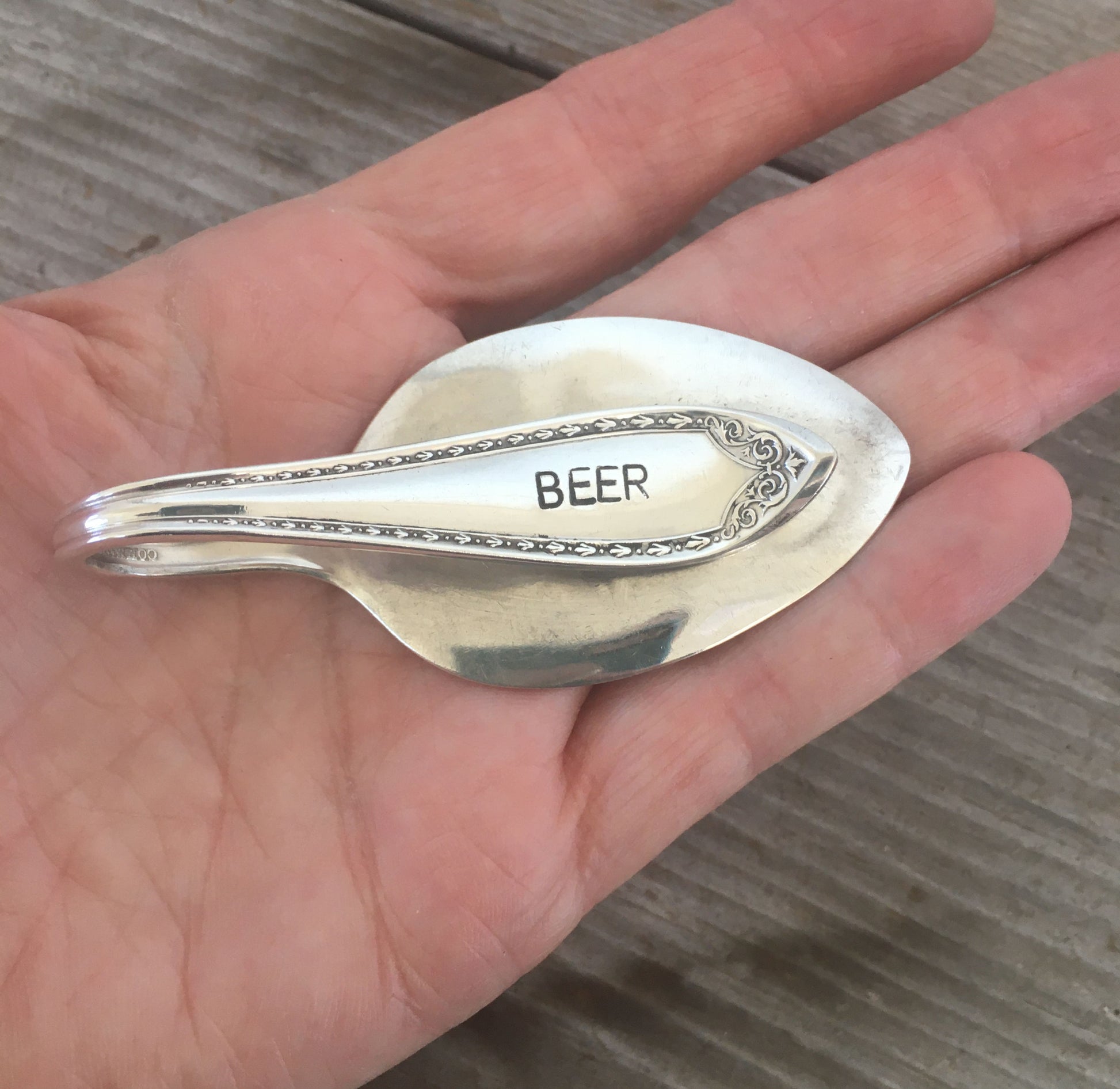 Spoon Money Clip Community Silverplate Sheraton
