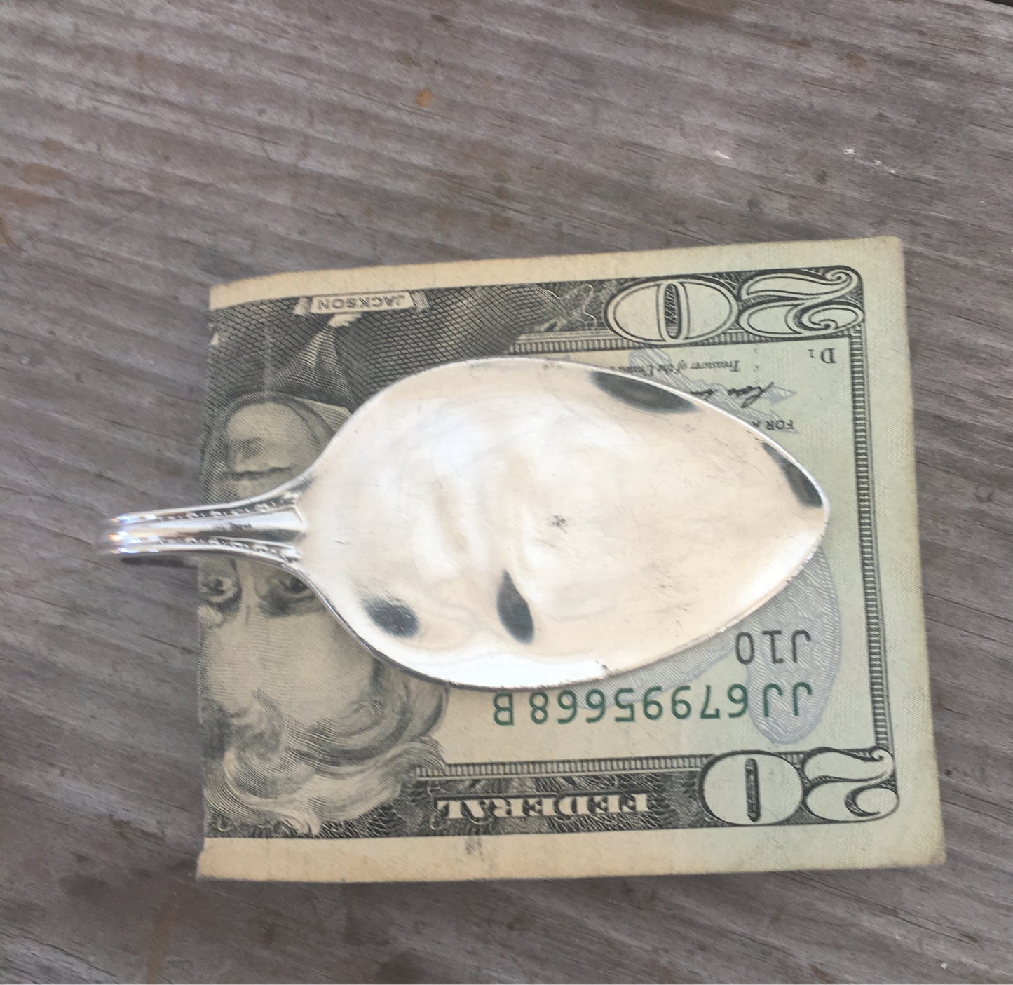 Spoon Money Clip Community Silverplate Sheraton