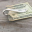 Side view of spoon money clip