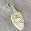Enjoy the Journey hand-stamped spoon keychain handcrafted from upcycled vintage silverware