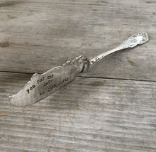 Hand Stamped Cheese Spreader/Knife - YOU PUT THE CUTE IN CHARCUTERIE - #4540