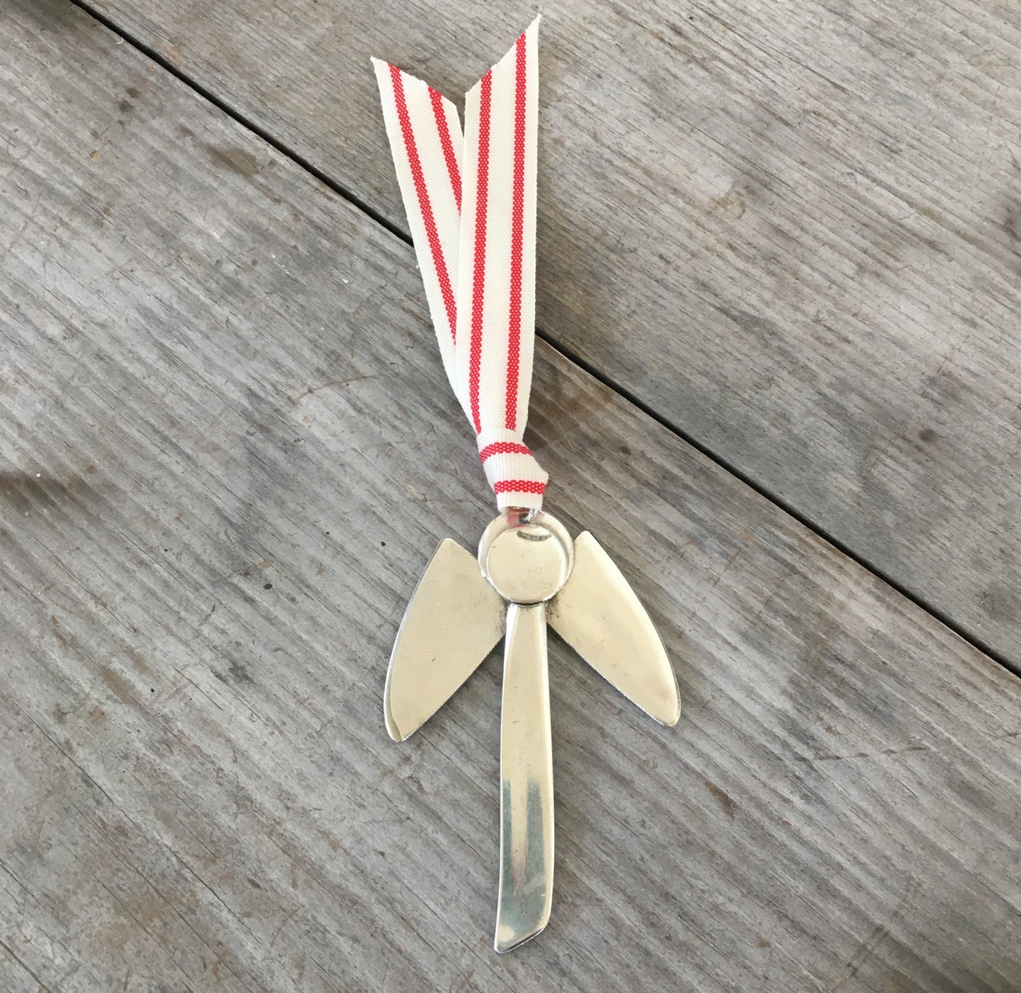 Artisan Angel Ornament - Upcycled Silverware Pieces - #4546