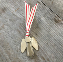 Artisan Angel Ornament - Upcycled Silverware Pieces - # 4547