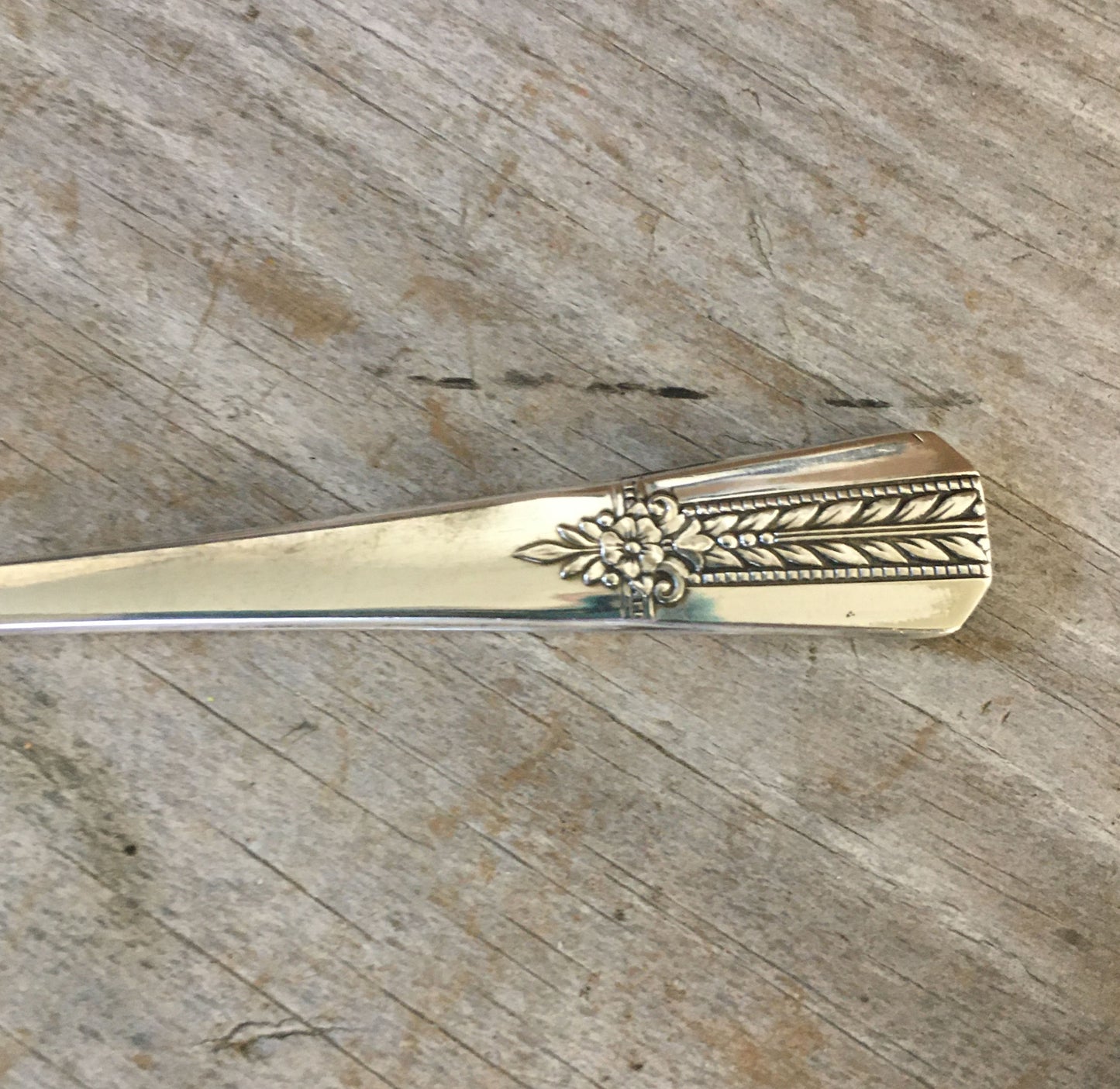 Hand Stamped Cheese Spreader/Knife - DON'T WORRY BRIE HAPPY - #4559