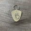 Floral Monogram Stamped Spoon Keychain "B"