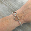 Fork Tine Heart Bracelet - Relationship Bracelet - #4561
