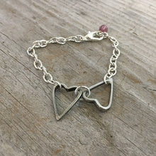 Fork Tine Heart Bracelet - Relationship Bracelet - #4561