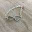 Fork Tine Heart Bracelet - Relationship Bracelet - #4561