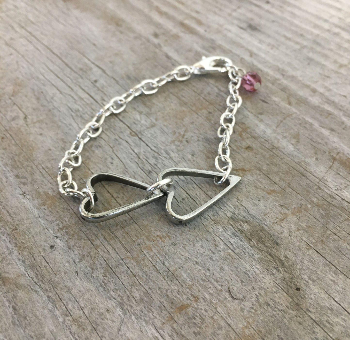 Fork Tine Heart Bracelet - Relationship Bracelet - #4561