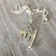 Fork Elephant Necklace with Hamsa Bead - #4575