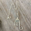 Fork Elephant Necklace - #4576