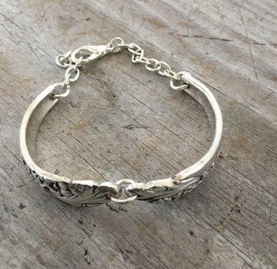 Oneida Spoon Bracelet Pattern Name Evening Star Top View