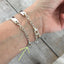 Clasp VIew of Upcycled Spoon Bracelet showing variable sizing