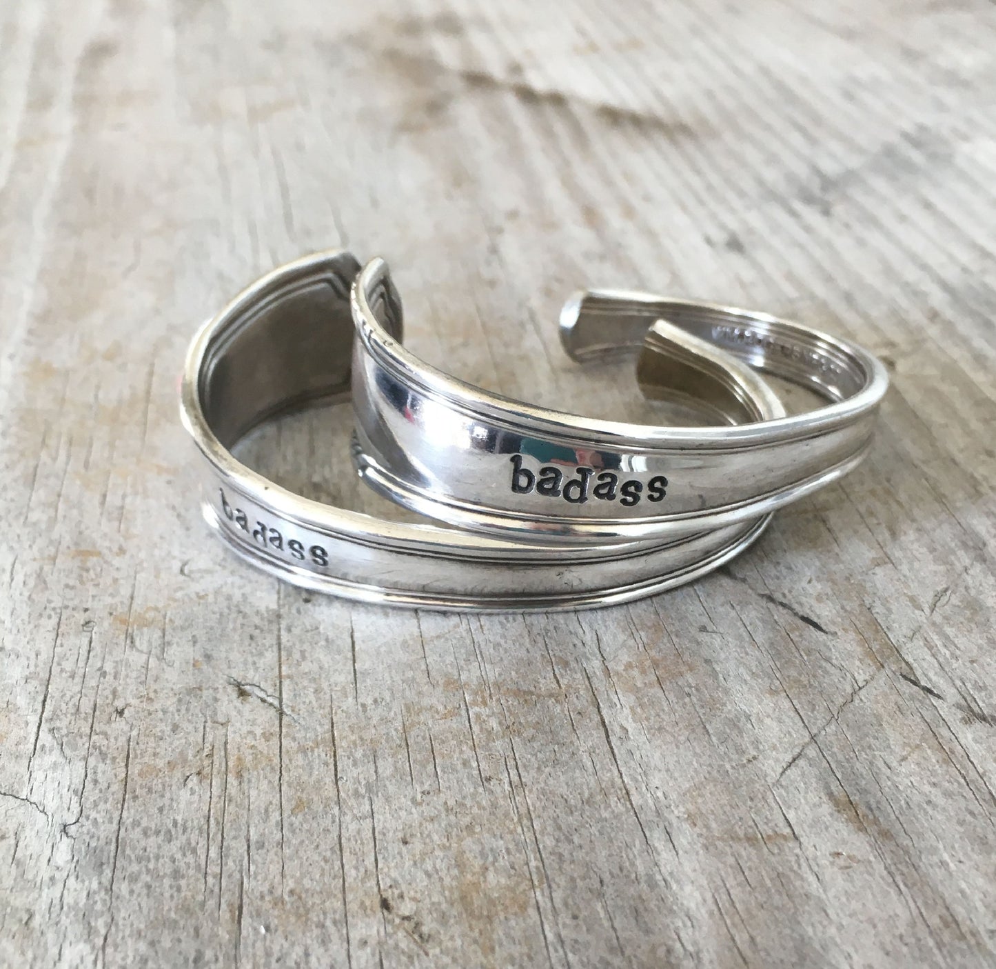 Stamped Spoon Bracelet - BADASS - #4613