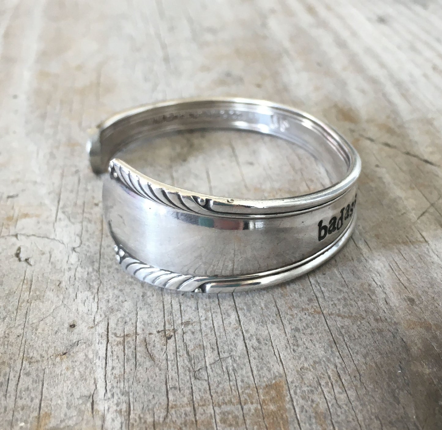 Stamped Spoon Bracelet William Rogers Manufacturing Chatham